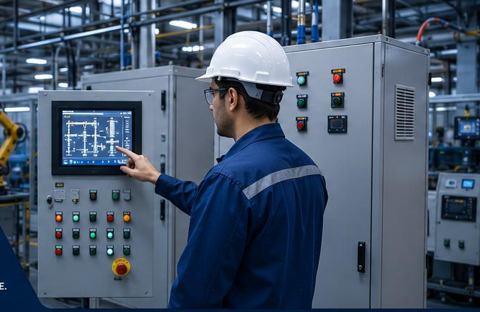Industrial Automation & Control Illustration